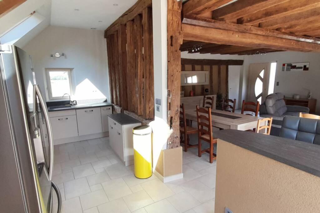 Maison En Colombage Renovee La Fontenelle  Экстерьер фото